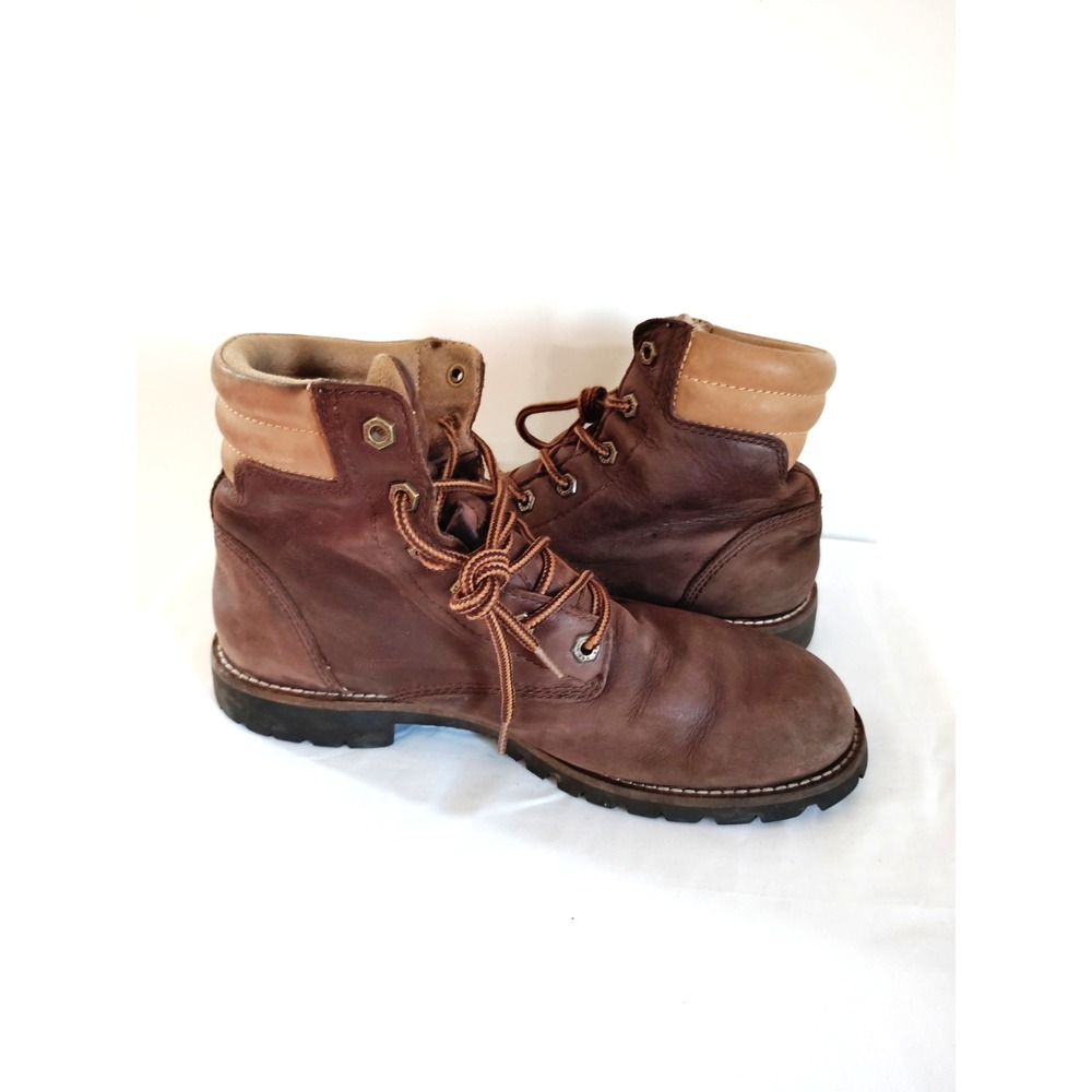 EUC-Kodiak Canada Waterproof Thinsulate Work Boot Brown Leather Men 8.5 422099DW
